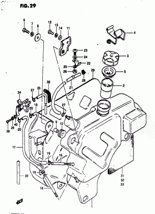 FUEL TANK (MODEL E)