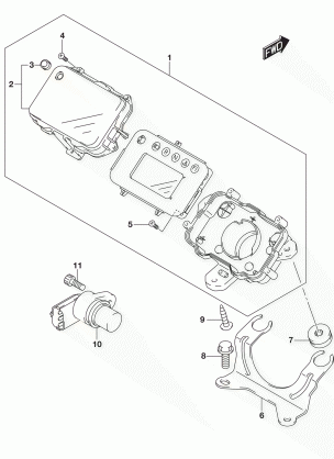 SPEEDOMETER (LT-A400FL8 P03)