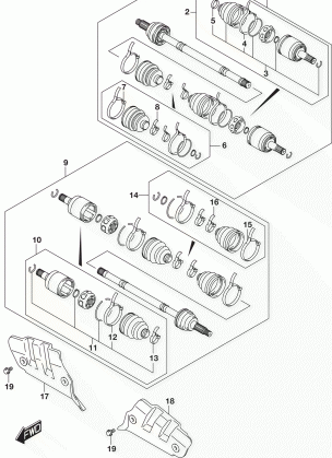 FRONT DRIVE SHAFT