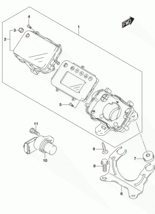 SPEEDOMETER (LT-A400FL8 P33)