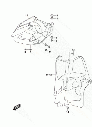 FRONT LAMP HOUSING