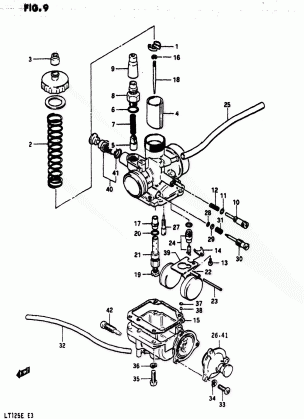 CARBURETOR (MODEL E)