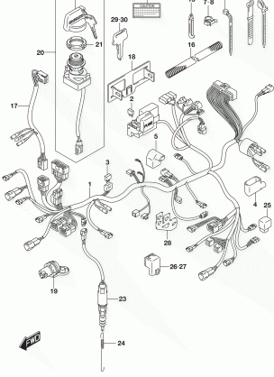 WIRING HARNESS (LT-A400FL8 P03)