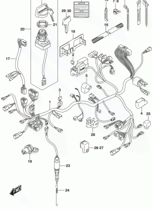 WIRING HARNESS (LT-A400FL8 P28)