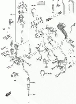 WIRING HARNESS (LT-A400FL8 P33)