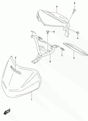 HANDLE COVER (LT-A500XPBL8 P03)