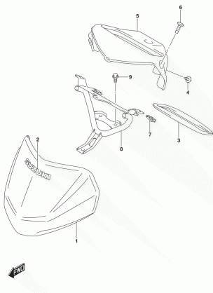 HANDLE COVER (LT-A500XPBL8 P33)