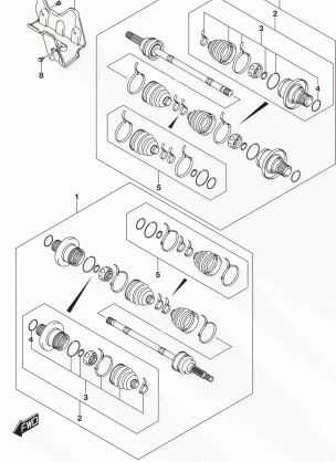 REAR DRIVE SHAFT