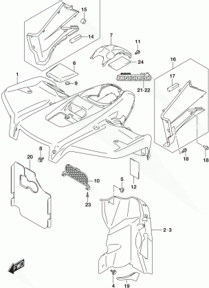 FRONT FENDER (LT-A500XL8 P03)