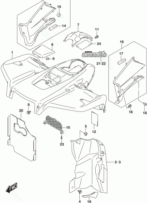 FRONT FENDER (LT-A500XL8 P28)