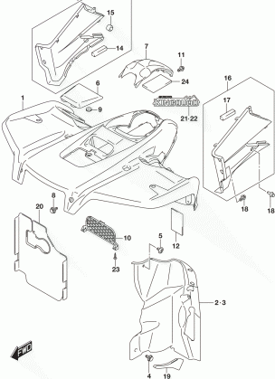 FRONT FENDER (LT-A500XL8 P33)