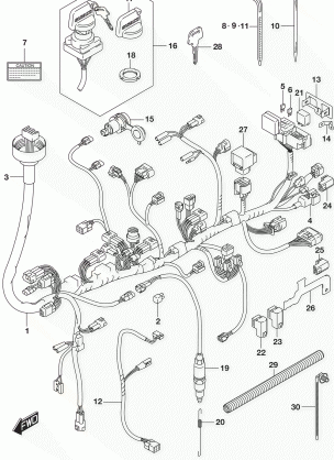 WIRING HARNESS (LT-A500XPL8 P03)