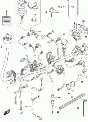 WIRING HARNESS (LT-A500XPL8 P28)