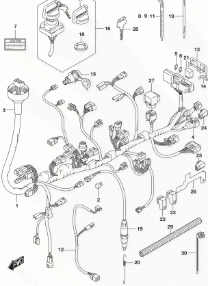 WIRING HARNESS (LT-A500XPL8 P33)