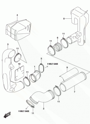 BELT COOLING DUCT