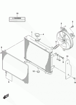 RADIATOR (LT-A500XPBL8 P03)