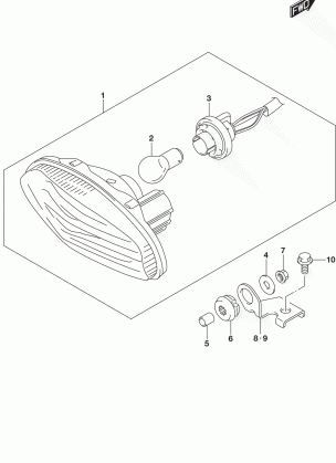 REAR COMBINATION LAMP (LT-A500XPL8 P03)