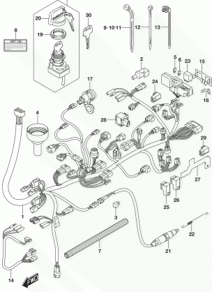 WIRING HARNESS (LT-A750XPBL8 P33)