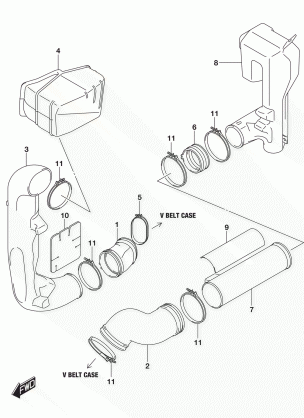 BELT COOLING DUCT