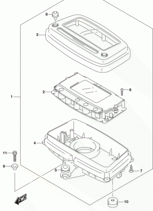 SPEEDOMETER (LT-A500XPBL8 P28)