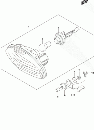 REAR COMBINATION LAMP (LT-A750XPBL8 P03)