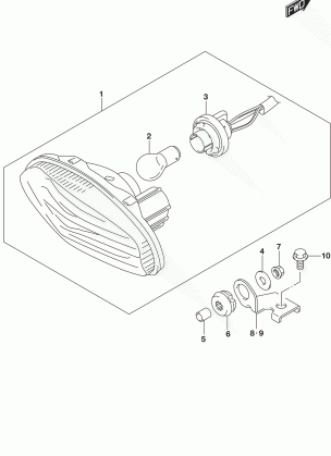 REAR COMBINATION LAMP (LT-A750XPBL8 P33)
