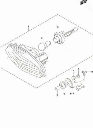 REAR COMBINATION LAMP (LT-A750XPL8 P03)