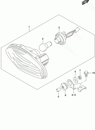 REAR COMBINATION LAMP (LT-A750XPL8 P33)