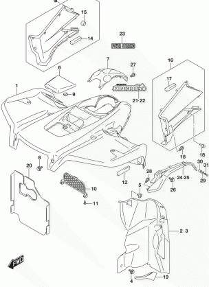 FRONT FENDER (LT-A750XPBL8 P03)