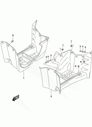 MUDGUARD (LT-A400FL7 P28)