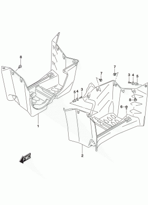 MUDGUARD (LT-A400FL7 P33)