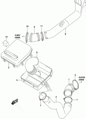 BELT COOLING DUCT