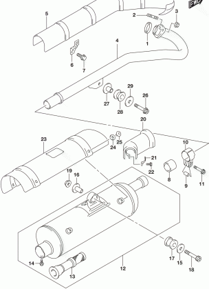 MUFFLER (LT-A400FL7 P33)