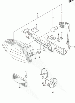 REAR COMBINATION LAMP (LT-A400FL7 P28)