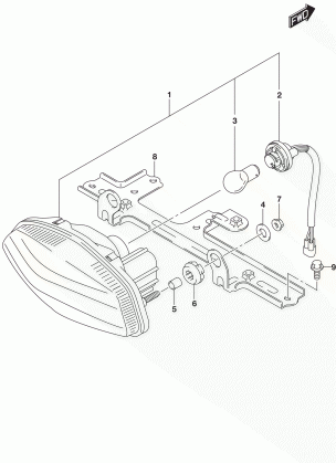 REAR COMBINATION LAMP (LT-A400FL7 P33)