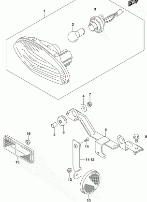 REAR COMBINATION LAMP (LT-A500XL7 P28)