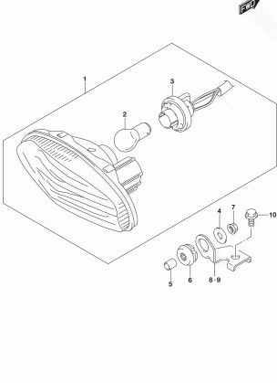 REAR COMBINATION LAMP (LT-A500XL7 P33)