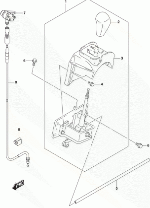 SHIFT LEVER (LT-A400FL7 P28)