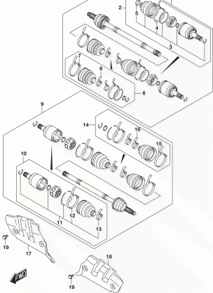 FRONT DRIVE SHAFT