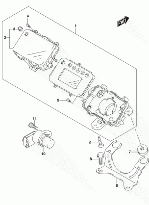 SPEEDOMETER (LT-A400FL7 P28)