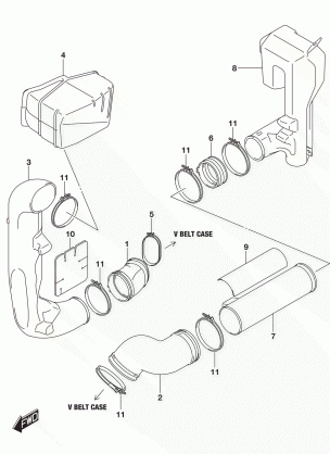 BELT COOLING DUCT