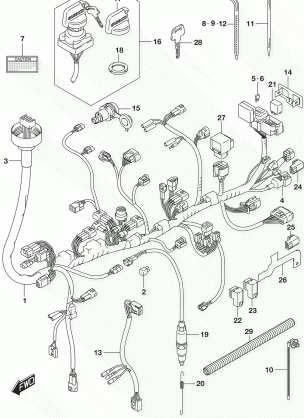 WIRING HARNESS (LT-A500XL7 P33)