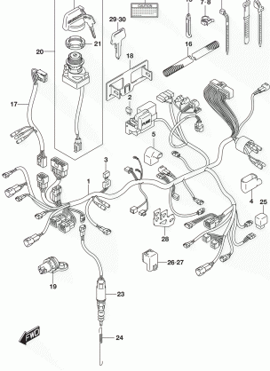 WIRING HARNESS (LT-A400FL7 P33)