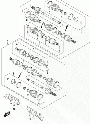 FRONT DRIVE SHAFT