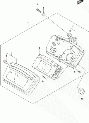 SPEEDOMETER (LT-A750XPL7 P33)