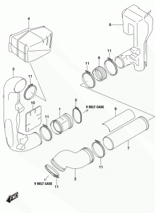 BELT COOLING DUCT