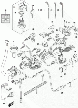 WIRING HARNESS (LT-A750XPBL7 P28)