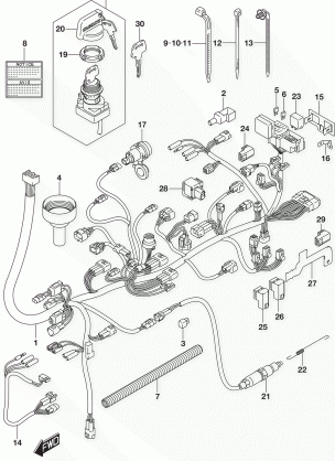 WIRING HARNESS (LT-A750XPL7 P28)