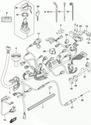 WIRING HARNESS (LT-A750XPL7 P33)