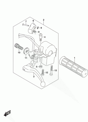 LH HANDLE LEVER